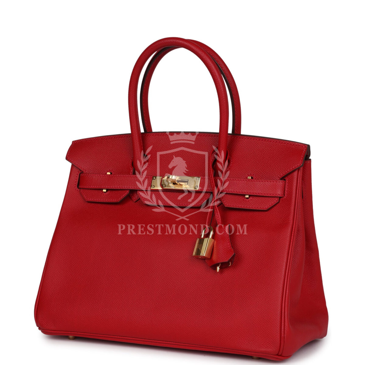 Hermes Birkin 30 Rouge Casaque Epsom GHW — изображение 5