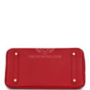 Hermes Birkin 30 Rouge Casaque Epsom GHW