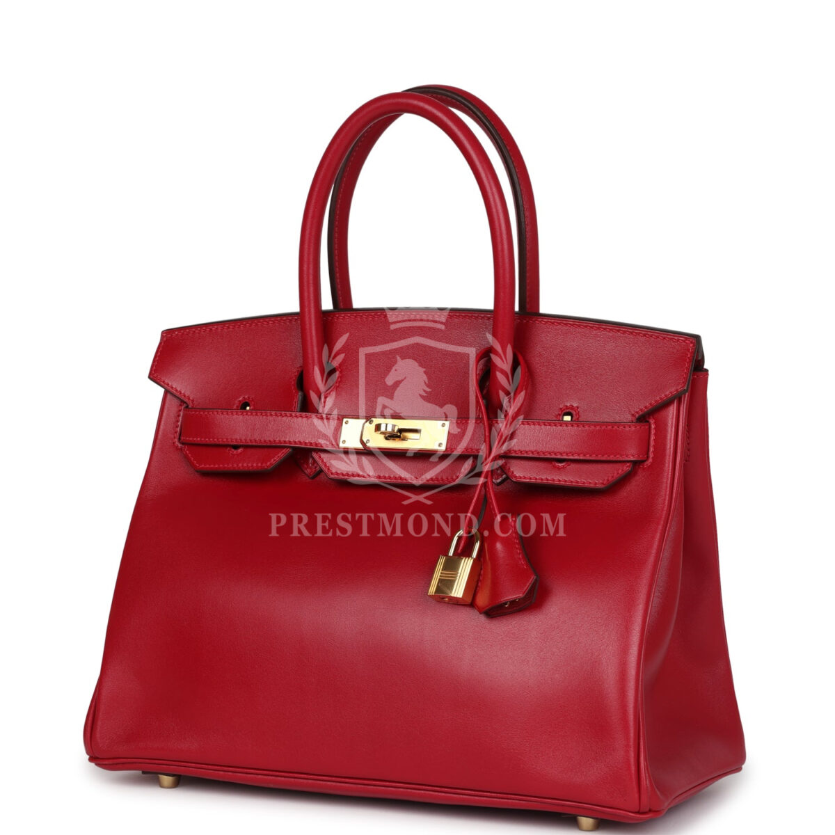 Hermes Birkin 30 Rouge Vif Tadelakt GHW — изображение 5