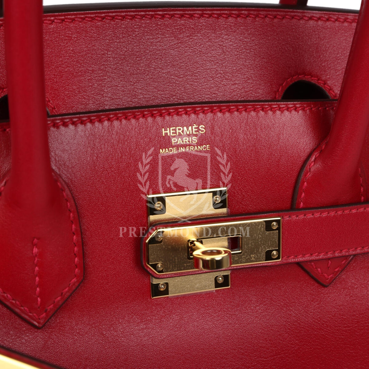 Hermes Birkin 30 Rouge Vif Tadelakt GHW — изображение 7