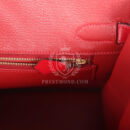 Hermes Birkin 30 Rouge Vif Tadelakt GHW