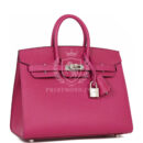 Hermes Birkin Sellier 25 Rose Pourpre Veau Madame PHW