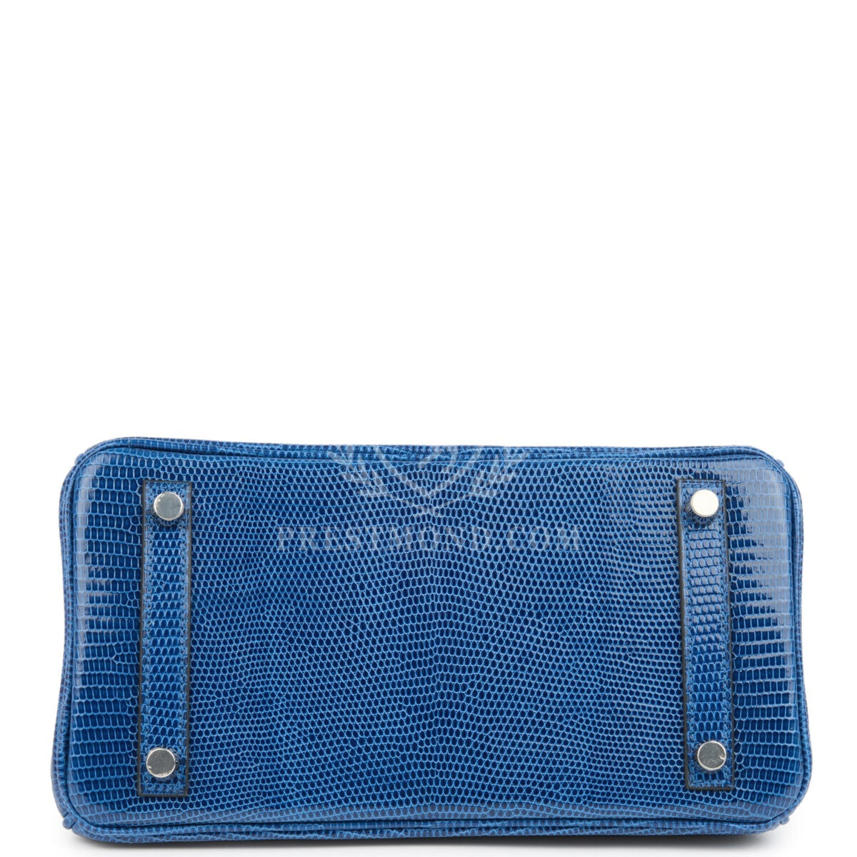Hermes Birkin 25 Bleu Saphir Niloticus Lizard PHW — изображение 5