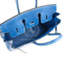 Hermes Birkin 25 Bleu Saphir Niloticus Lizard PHW