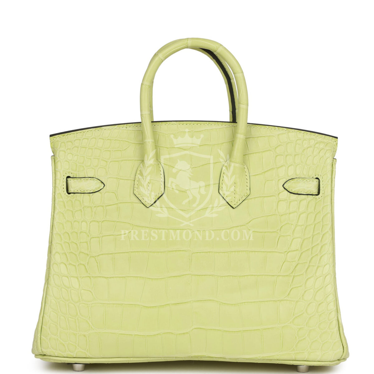 Hermes Birkin 25 Jaune Bourgeon Matte Alligator PHW — изображение 4