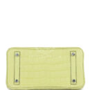 Hermes Birkin 25 Jaune Bourgeon Matte Alligator PHW