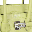 Hermes Birkin 25 Jaune Bourgeon Matte Alligator PHW