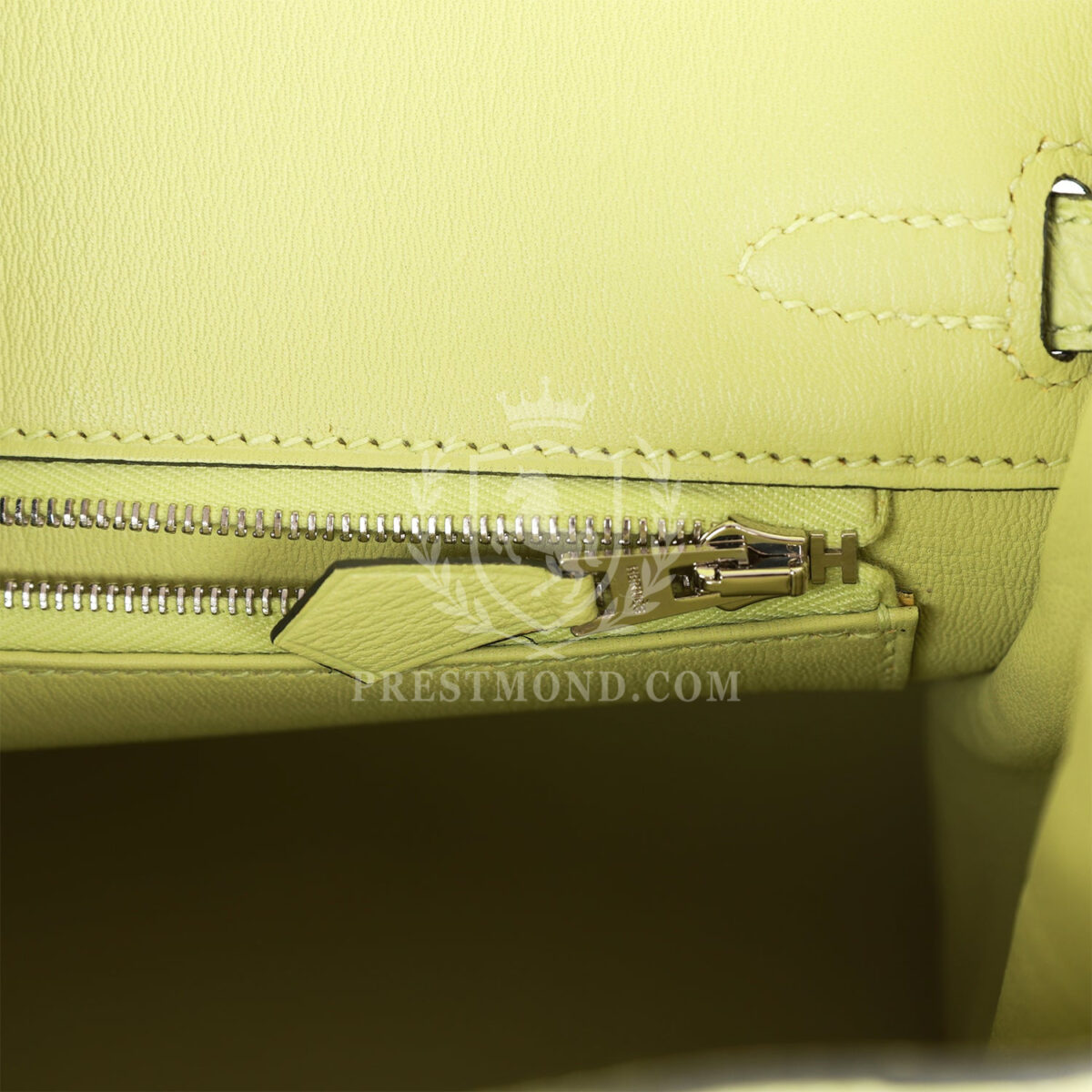 Hermes Birkin 25 Jaune Bourgeon Matte Alligator PHW — изображение 9
