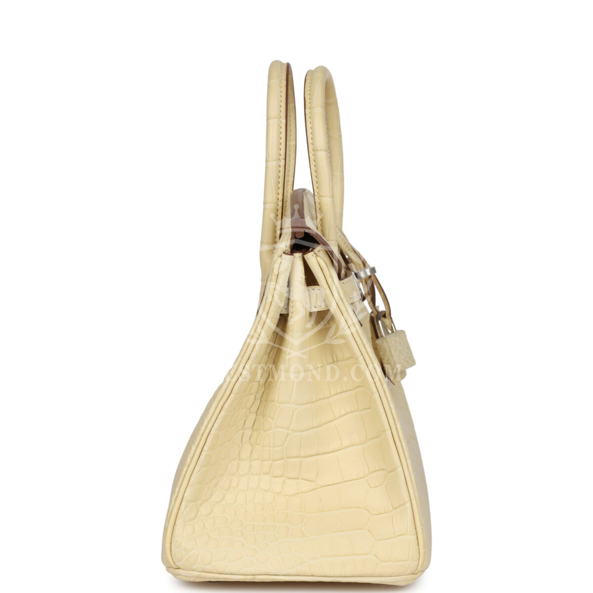 Hermes Birkin 25 Vanille Matte Alligator PHW — изображение 3