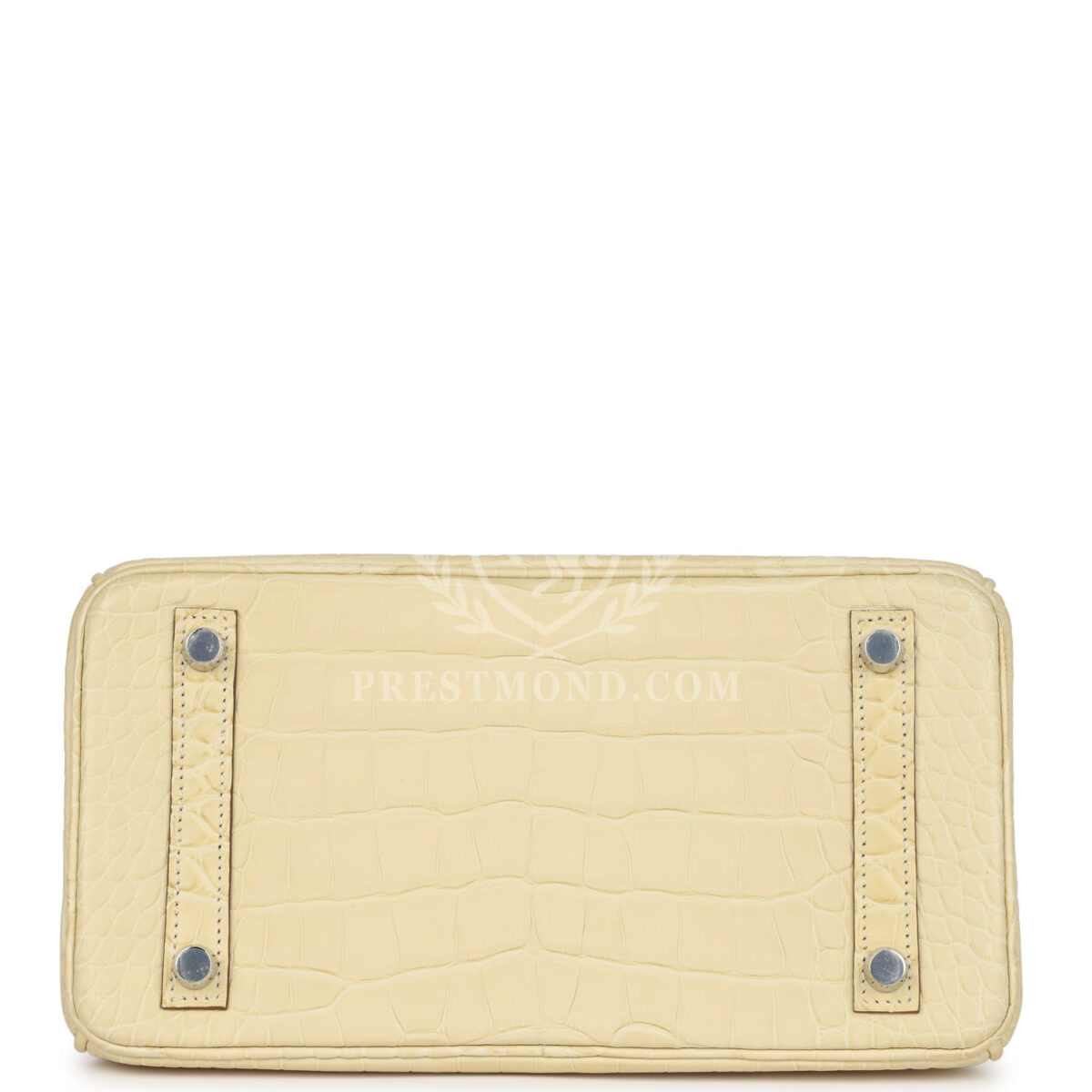 Hermes Birkin 25 Vanille Matte Alligator PHW — изображение 6