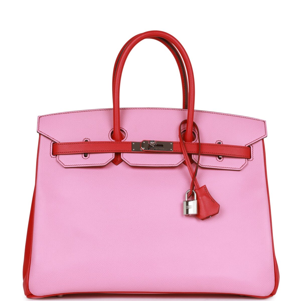 Hermes Special Order (HSS) Birkin 35 Bubblegum and Bougainvillea Epsom PHW