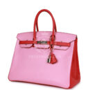 Hermes Special Order (HSS) Birkin 35 Bubblegum and Bougainvillea Epsom PHW