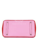 Hermes Special Order (HSS) Birkin 35 Bubblegum and Bougainvillea Epsom PHW