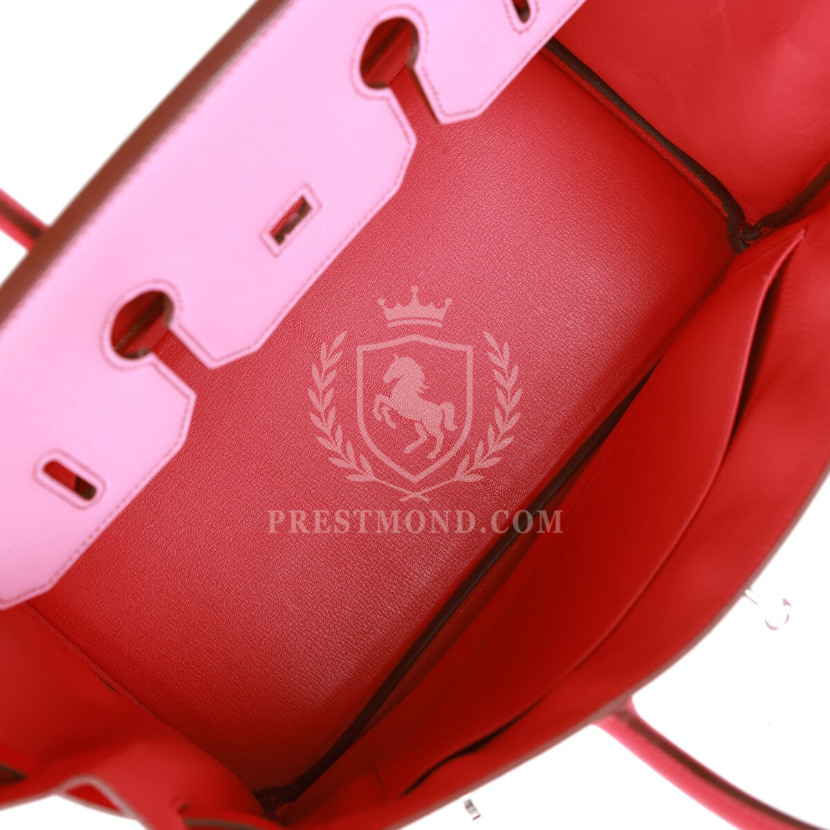 Hermes Special Order (HSS) Birkin 35 Bubblegum and Bougainvillea Epsom PHW — изображение 8