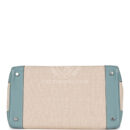 Hermes Birkin 35 Ciel Clemence and Ecru-Beige Toile H PHW