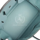 Hermes Birkin 35 Ciel Clemence and Ecru-Beige Toile H PHW