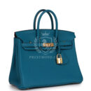 Hermes Birkin 25 Cobalt Togo GHW