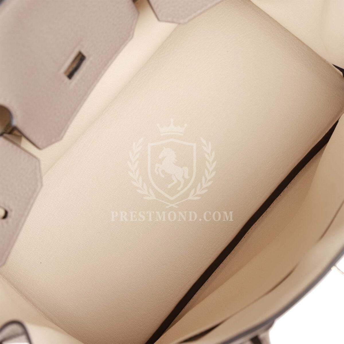 Hermes Special Order (HSS) Birkin 30 Gris Tourterelle and Craie Togo PHW — изображение 8