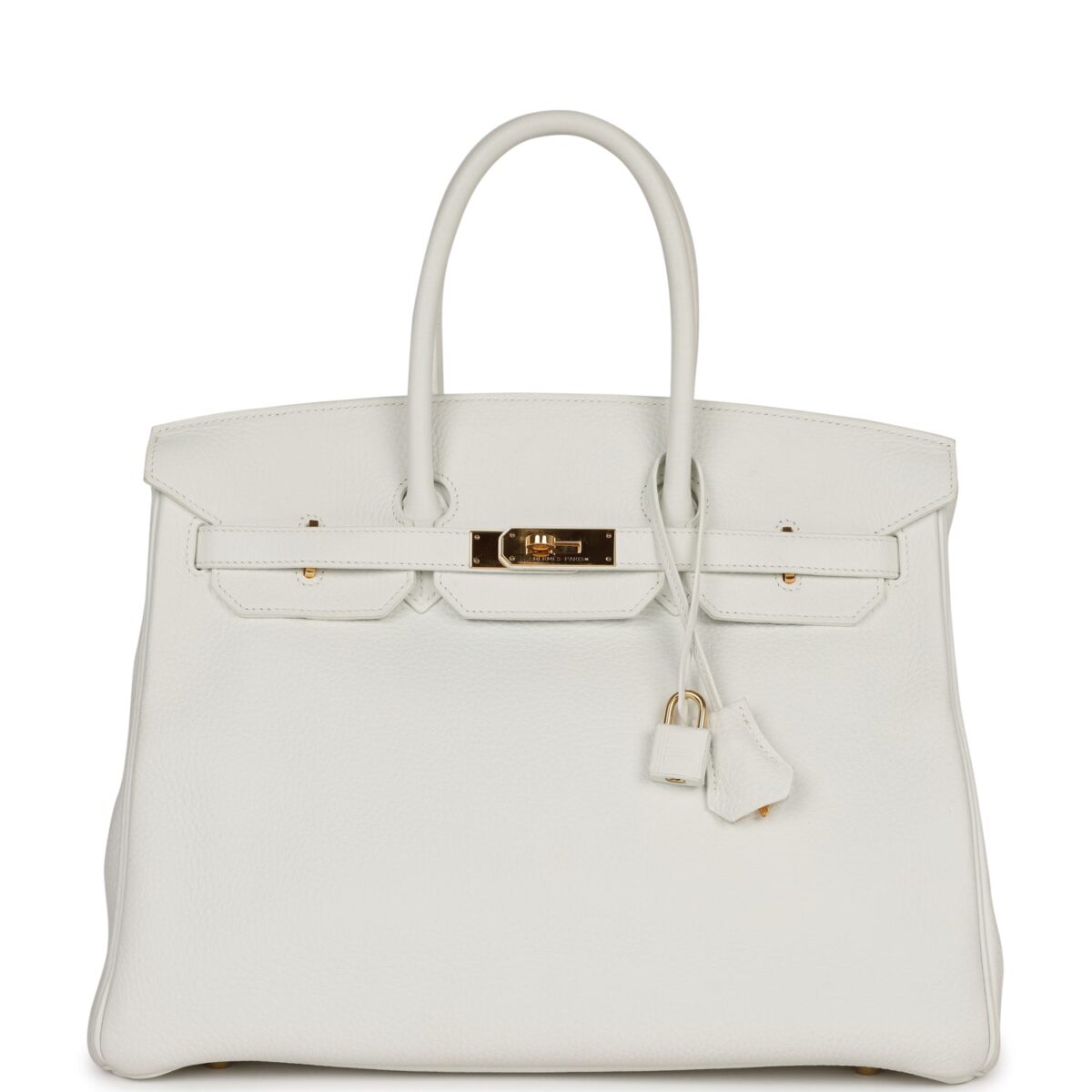 Hermes Birkin 35 White Clemence GHW