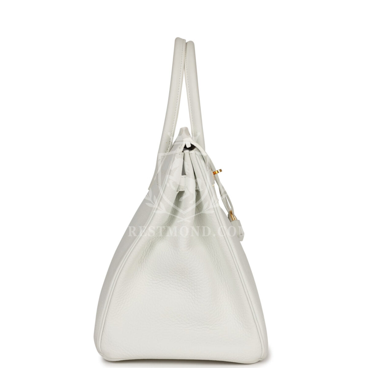 Hermes Birkin 35 White Clemence GHW — изображение 3