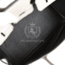 Hermes Special Order (HSS) Birkin 25 Gris Perle and Black Matte Alligator Mississippienis Brushed GHW