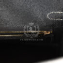 Hermes Special Order (HSS) Birkin 25 Gris Perle and Black Matte Alligator Mississippienis Brushed GHW