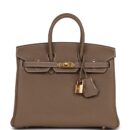 Hermes Birkin 25 Etoupe Togo GHW