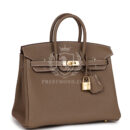 Hermes Birkin 25 Etoupe Togo GHW