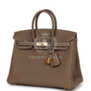 Hermes Birkin 25 Etoupe Togo GHW