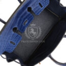 Hermes Birkin 25 Bleu Saphir Matte Alligator GHW