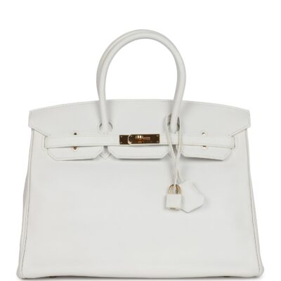 Hermes Birkin 35 White Epsom GHW