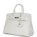 Hermes Birkin 35 White Epsom GHW