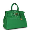 Hermes Birkin 35 Bambou Togo GHW