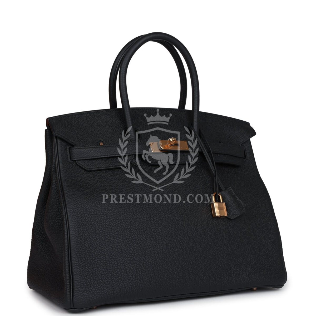 Hermes Birkin 35 Black Togo Rose GHW — изображение 2