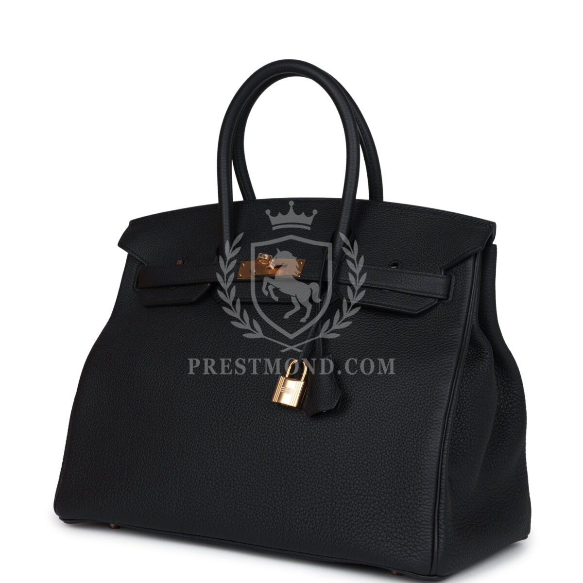 Hermes Birkin 35 Black Togo Rose GHW — изображение 5