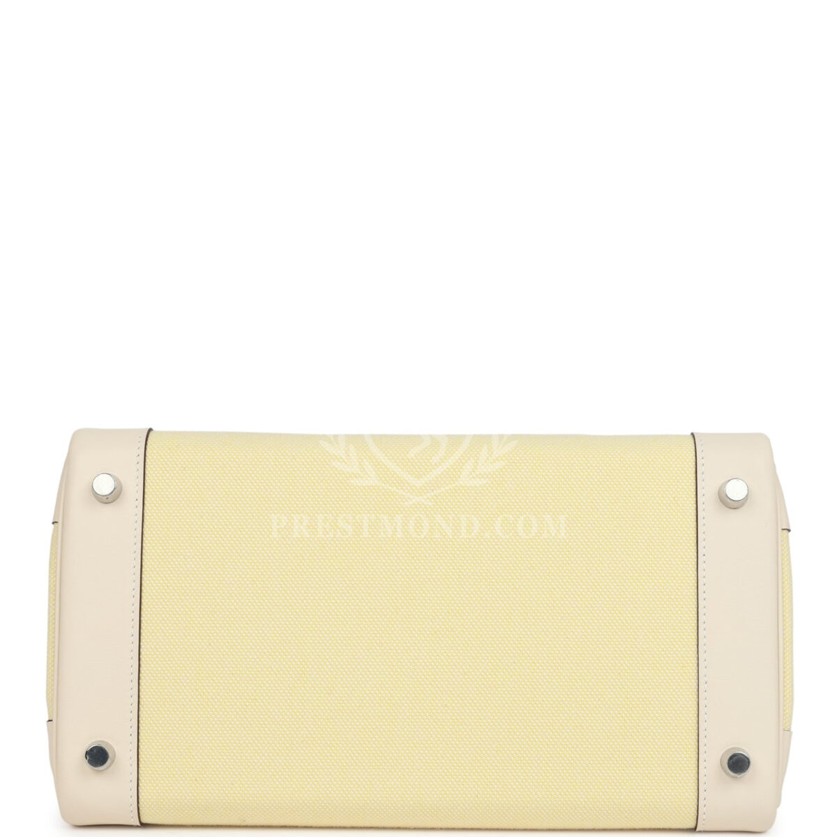 Hermes Birkin 30 Nata Swift and Jaune Poussin Toile H Canvas PHW — изображение 5