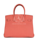 Hermes Special Order (HSS) Birkin 30 Rose Candy Togo GHW