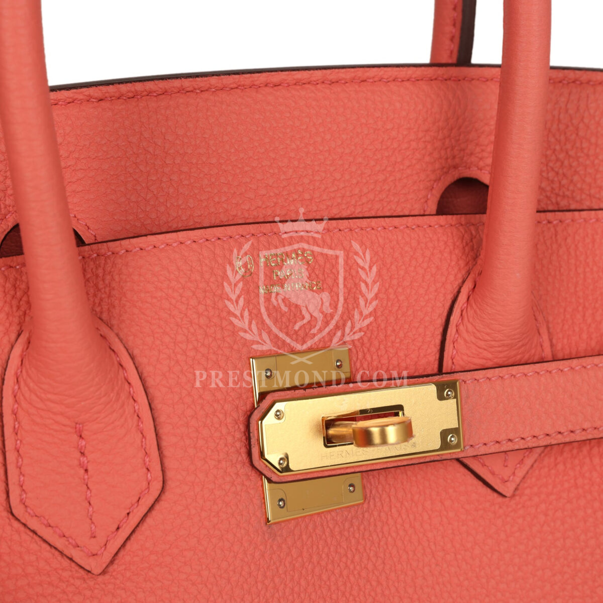 Hermes Special Order (HSS) Birkin 30 Rose Candy Togo GHW — изображение 7