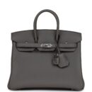 Hermes Birkin 25 Etain Togo PHW