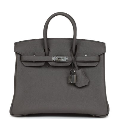 Hermes Birkin 25 Etain Togo PHW