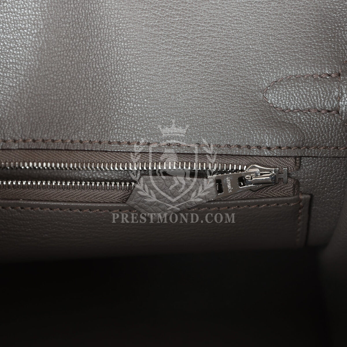 Hermes Birkin 25 Etain Togo PHW — изображение 9