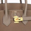 Hermes Special Order (HSS) Birkin 25 Etoupe and Etain Togo Brushed GHW