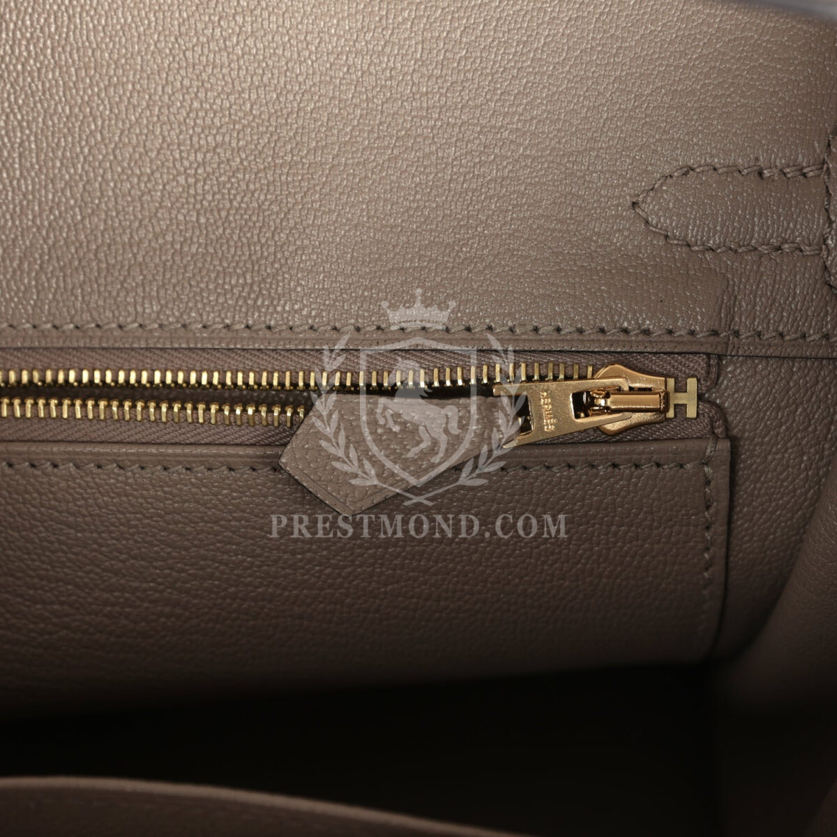 Hermes Special Order (HSS) Birkin 25 Etoupe and Etain Togo Brushed GHW — изображение 9