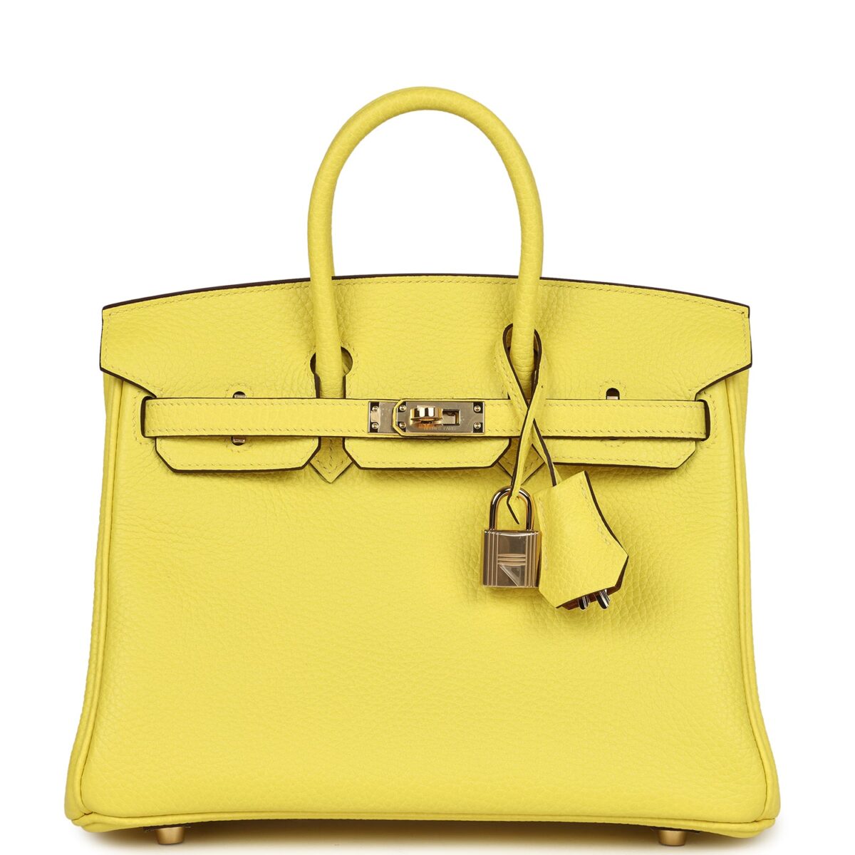 Hermes Special Order (HSS) Birkin 25 Lime Verso Clemence PBHW
