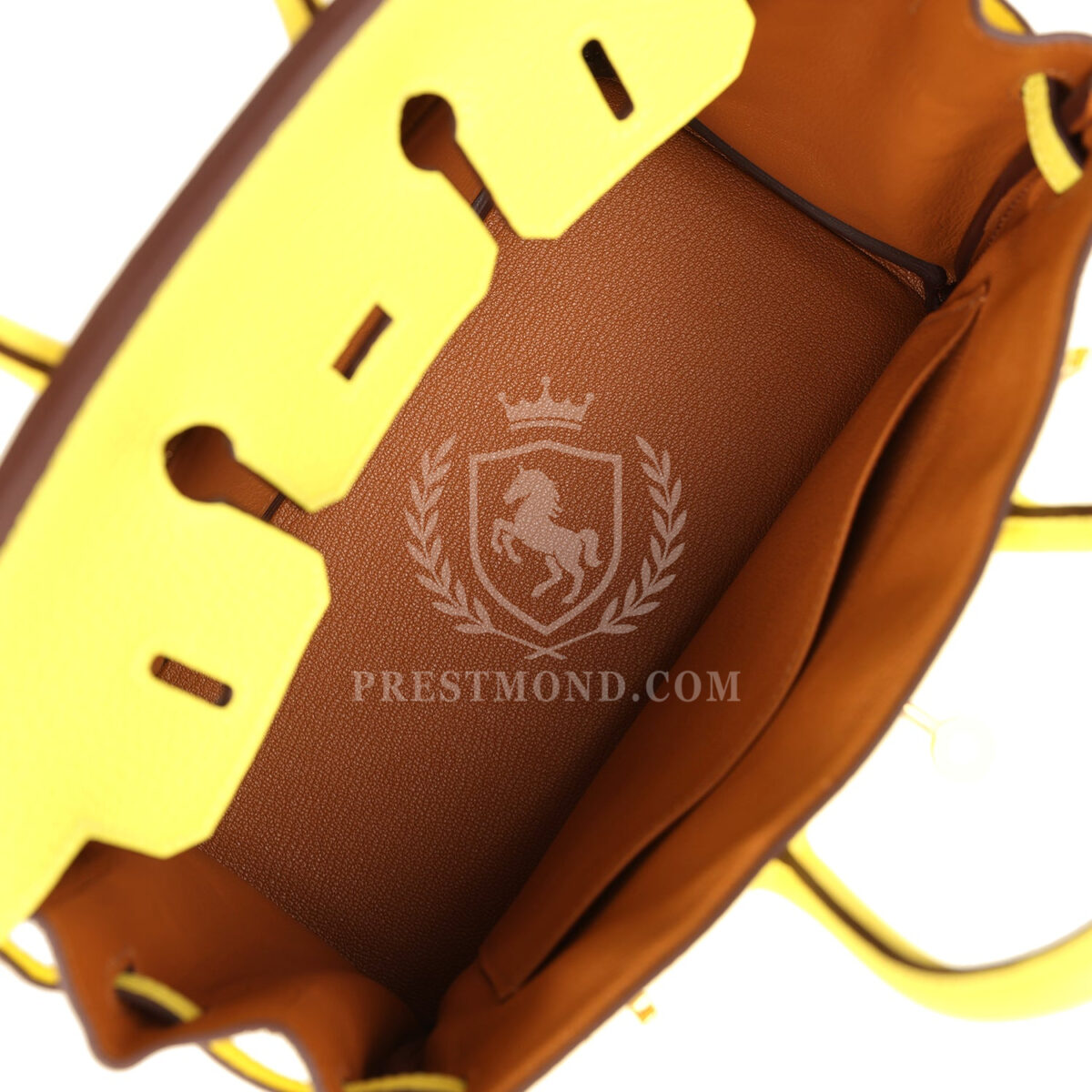 Hermes Special Order (HSS) Birkin 25 Lime Verso Clemence PBHW — изображение 8
