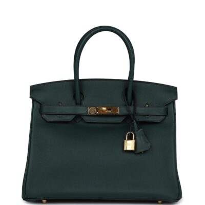 Hermes Birkin 30 Vert Tropical Jonathan GHW