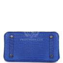 Hermes Birkin 25 Bleu Royal Matte Porosus Crocodile GHW