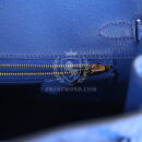 Hermes Birkin 25 Bleu Royal Matte Porosus Crocodile GHW