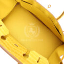 Hermes Birkin 35 Mimosa Matte Porosus Crocodile GHW