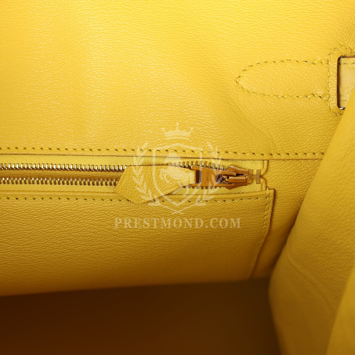 Hermes Birkin 35 Mimosa Matte Porosus Crocodile GHW — изображение 9